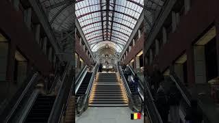 One of the best train stations in Europe - Antwerp Central Station!  #belgium #travel