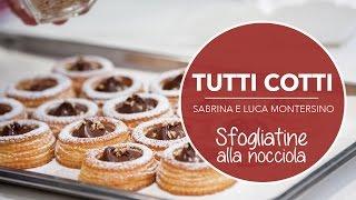 Ricetta SFOGLIATINE CREMA CACAO E NOCCIOLA | Sabrina Merolla e Luca Montersino