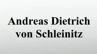 Andreas Dietrich von Schleinitz