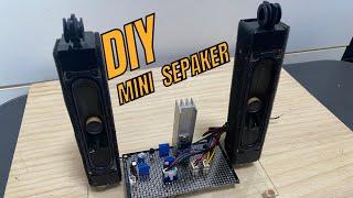 How to make your own speaker amplifier"