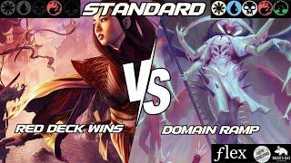 Red Deck Wins VS Domain Ramp [MTG Standard]