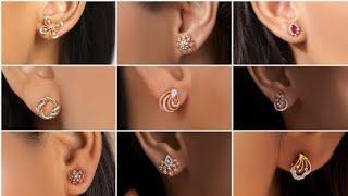 Beautiful diamond earrings with price/gold earrings/ladies earrings collection/seethal jewellery