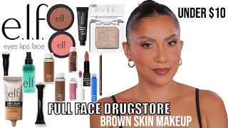 FULL FACE of NEW e.l.f. Cosmetics MAKEUP under $10 *Brown Skin Makeup* | MagdalineJanet