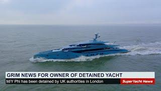 Brand New Detained Superyacht Now 'Dilapidated' in London | SY Clips