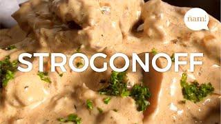 cómo hacer STROGONOFF  - receta especial |  ÑAM! Recetas