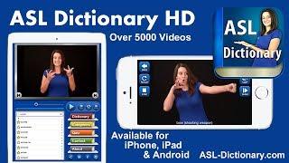 ASL Dictionary HD American Sign Language