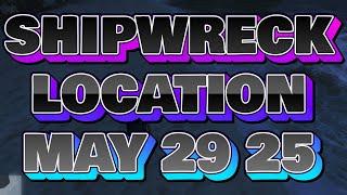 Shipwreck Location Today May 29 2025 GTA Online | GTA online daily shipwreck  location