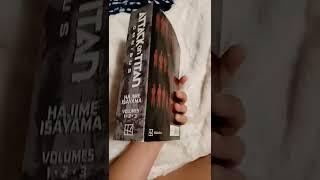 attack on titan manga omnibus volume 1 2 3