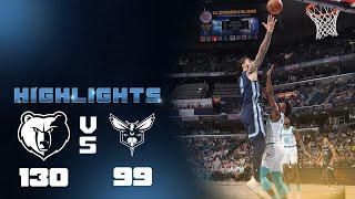 Memphis Grizzlies vs. Charlotte Hornets Highlights | 11.04.22