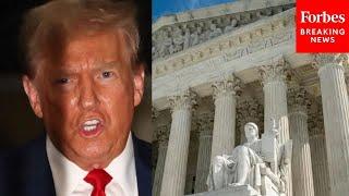 Trump Reacts To Supreme Court Decision To Limit Obstruction Charges Against January 6 Defendants