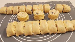 EASY SOFT BUNS! JUST ROLL AND CUT! MIRACLE BUN with Filling