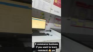 E commerce business if you want to learn comment yes  #shorts