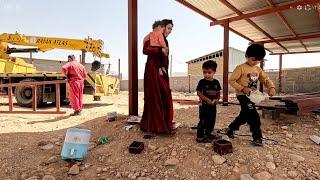 The arrival of the crane for the progress of the farm. Will Tayyiba keep the farm?