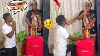 PACKING AND LEAVING WHILE PREGNANT  PRANK ON MYBOYFRIEND|| he cried 