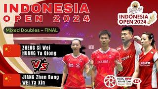 Zheng Si Wei/Huang Ya Qiong vs Jiang Zhen Bang/Wei Ya Xin - Indonesia Open 2024 Final