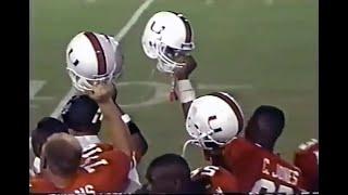 1991 #10 Houston @ #2 Miami Fl No Huddle