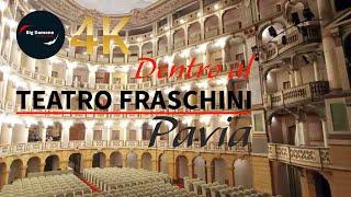 Dentro al Teatro Fraschini Pavia. 4K video!