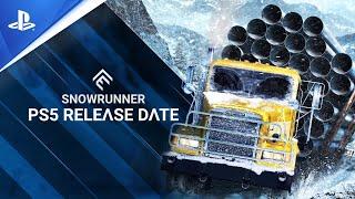 SnowRunner - Trailer de la date de sortie de la version PS5 - 4K