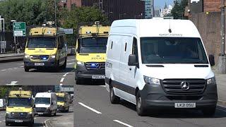 High Risk Prisoner Convoy Responding Through Liverpool-Merseyside Police