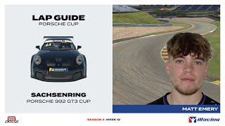 iRacing Lap Guide: Porsche 992 Cup at Sachsenring