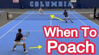 Here’s The Perfect Time To Poach (Tennis Doubles Strategy)