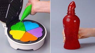 10+ Satisfying Cake Decorating Recipe | Frozen Honey Jelly | How To Make Chocolate Cake