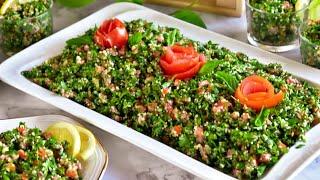 أطيب تبولة.. عشاق التبولة هادا الفيديو الكم The most delicious Tabbouleh