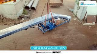 Truck Loading Conveyor 16HPC | Truck Loading Conveyor Manufacturers | Truck Loader in Ahmedabad