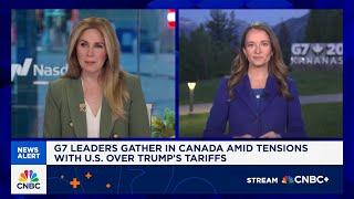 G7 leaders gather in Canada amid tensions with U.S. over Trump's tariffs
