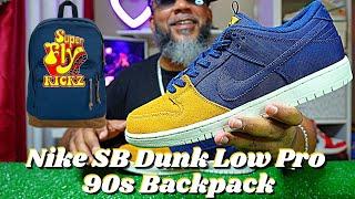 Nike SB Dunk Low 90s Backpack Is Really A Foot Pack   With Zippers And Pockets 