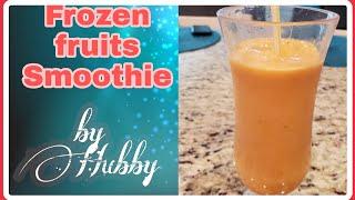 FROZEN  FRUITS SMOOTHIE RECIPE| Gina in TEXAS