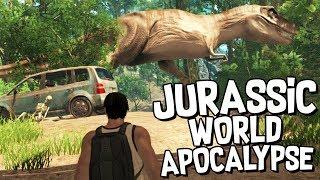 APOCALYPTIC JURASSIC WORLD! (NEW DINOSAUR GAME) - Dinosis Survival Gameplay