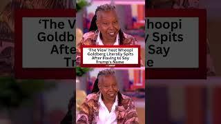 #WhoopiGoldberg Literally Spits After Having to Say #Trump’s Name on ‘The View’