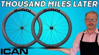 Cheap Chinese Carbon Gravel Wheels - ICAN G25 - 1000 Miles Later