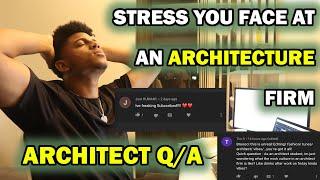 WORK CULTURE IN AN ARCHITECTURE FIRM 2021|| Architecture Q/A|| Benny Mannequin