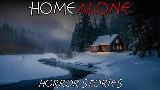 7 Terrifying HOME ALONE at winter night Horror Stories | True Scary Stories