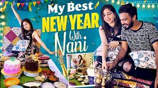 Best New Year With Nani🫂 #ramyasreecheela #nanipinky #nanipinkyofficial #newyear