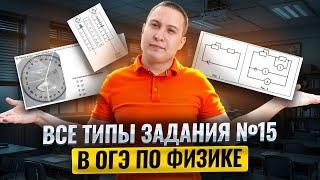 Разбор ВСЕХ типов ЗАДАНИЙ 15 для ОГЭ по физике 2025 | Физика ОГЭ | Умскул