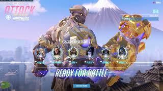 Overwatch Doomfist God ZBRA Predator Of Hanamura -Top 500 Gameplay-