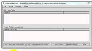 How to Get and Print File Directory List of file contents from multiple directories