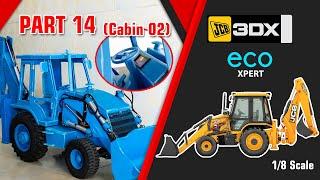 Making JCB 3DX Backhoe 1/8 scale form PVC - Part 14 (Cabin 02)