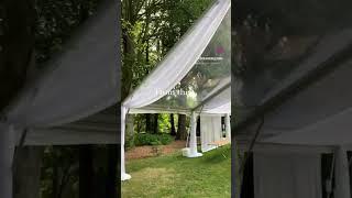 Before and After - tent edition! #destinationweddingplanner #weddingideas