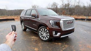 2022 GMC Yukon Denali 4WD: Start Up, Test Drive, Walkaround and Review