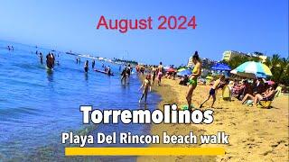 Torremolinosit's July 2024 and a great day for a walk along Playa del Rincon beach.️