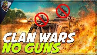 Most Intense match ever Crossout CLAN WARS but with no weapons ONLY RAMMING