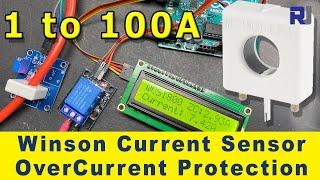 Winson WCS1800 WCS2750 WCS1500 Hall Effect Current Sensor with dispaly with over current protection