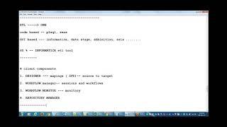 INFORMATICA Components | Informatica Training