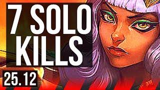 QIYANA vs FIORA (TOP) | 54k DMG, 7 solo kills, Legendary, Rank 10 Qiyana | TR Grandmaster | 25.12