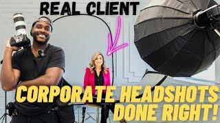 The ULTIMATE Guide to Corporate Headshots! - Gear, Setup, & Execution