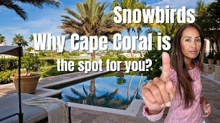 (Snowbirds,) are you looking for that perfect home getaway? Cape Coral is the perfect spot for you.